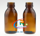 100ml amber glass bottle DIN28MM